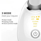 7 Color EMS Neck Beauty Device Face Lifting Massager Double Chin Remover Anti Wrinkle LED Photon Skin Tightening Facial Massager