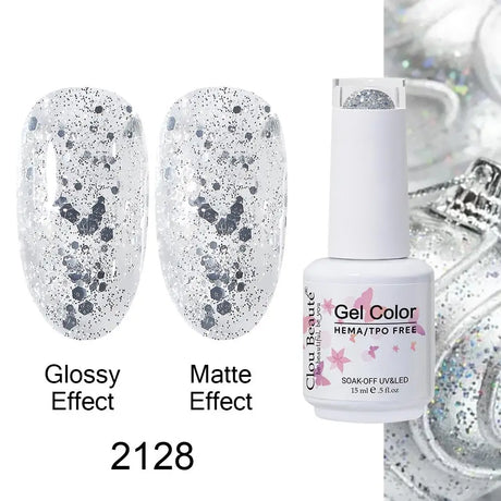 Clou Beaute Gel Nail Polish Neon Brown Royal Blue Red Green Pastal Nude Nail Art Varnishes Gel Lacquer Top Coat UV Gel Nail