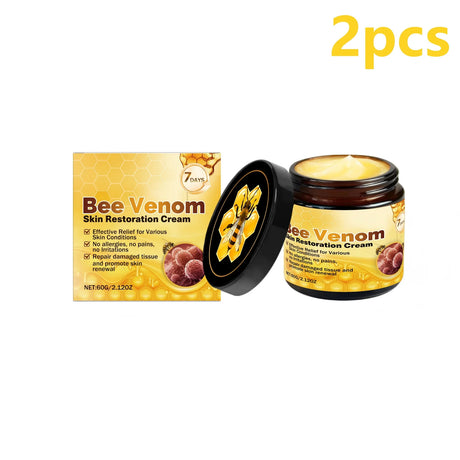 Bee Venom Skin Treatment Cream Skin Blemish Remover Moisturizing Skin Elasticity Increased Smooth Body Care Bee Venom Cream 60g