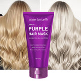 Purple Hair Mask - For blonde, platinum, bleached, silver, gray, ash, and brass-toned hair - Removes yellow tones and conditions dry, damaged hair - Cruelty-free and vegan