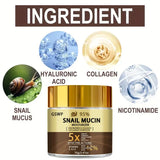 GSWP Snail mucin 95% cream - moisturizes day and night, deeply hydrates, firms and nourishes, creating radiant skin.70/140g