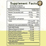 Blood Pressure Support - Supports Cardiovascular Health, Boosts Energy and Immunity, for Heart Health - with Hawthorn & Hibiscus