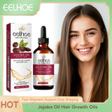 Eelhoe Jojoba Oil Hair Growth Serum Reduce Loss Scalp Treatment More Thicker Keep Regrowth Oil Control Hair Nourish Essencial Oi