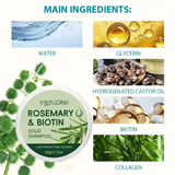 Rosemary Shampoo Soap: Deep Cleansing, Moisturizing and Nourishing, Scalp Relief and Oil Control, Hair Growth and Care, Daily Sh