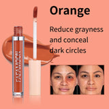 Waterproof Concealer Moisturising Coverage Dark Circles Acne Cream Liquid Foundation Waterproof Correcting Skin Color Cosmetics