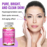 Collagen with Glutathione, Advanced Hydrolyzed Formula for Optimal Absorption, Skin, Hair, Nails & Joints, Natural Antioxidant Supplements