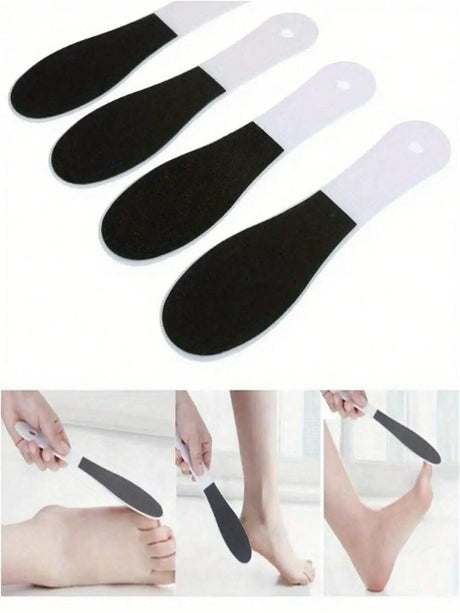 10 double sanded foot files, coarse and fine grinding, double-sided foot scraper, soft foot scab remover, foot care heel scrub