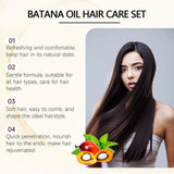 Shampoo And Conditioner Sets Batana Oil For Hair Deep Moisturizing Repair Damaged Hair Treatment Anti Hair Loss Cleansing Care