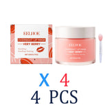 Berry Lip Sleeping Mask Overnight Lip Treatment for Dry Chapped Lips Hydrating Lip Mask with Hyaluronic Acid & Ceramide Deep