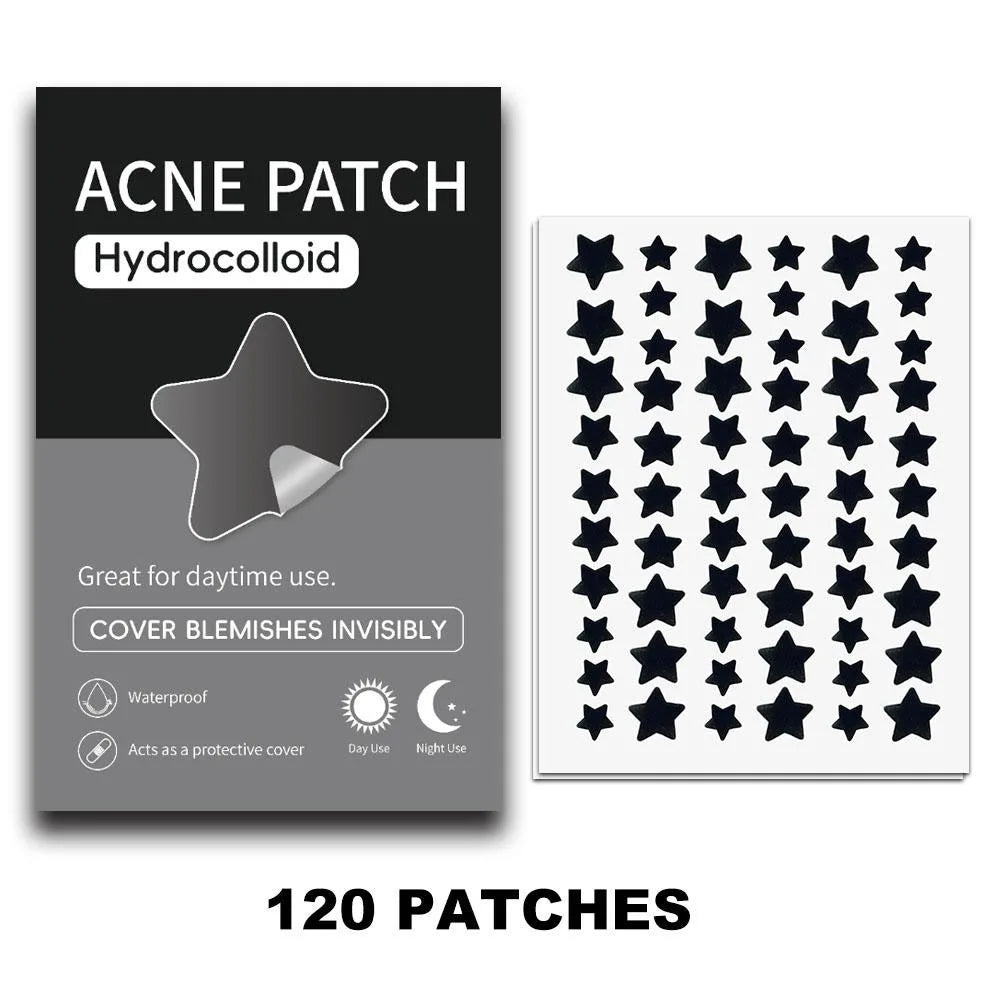 120 Counts Cute Colorful Butterfly Pimple Patches Acne Treatment Stickers Invisible Acne Cover Face Spot Pimple Patch Skin Care