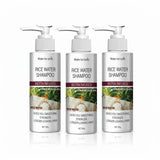 Rice Water Shampoo with Biotin & Keratin - Smoothing & Strengthening, Citrus Freshness, Winter Hair Therapy, Long-Looking Hair