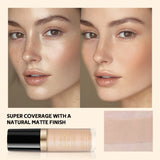 Super Coverage Concealer Multi-Use Cream Oil Free Highlight Covers Dark Circles Long-lasting Natural Matte Finish Long Wear Make