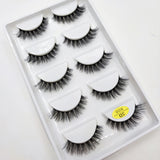 33 Style 10/50/100 Boxes 5 Pairs Natural 3D Mink False Eyelashes Makeup Fake Eye Lashes Faux Cils Make Up Beauty Tools Wholesale