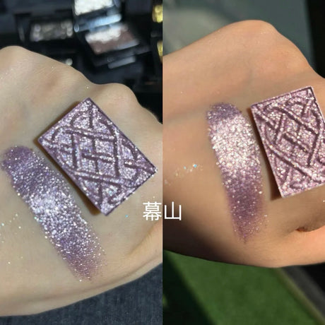 Coldnwild Monochrome Gradual Eye Shadow Chameleon Glitter Blue Purple High Concentration Optical Matching Eyemakeup