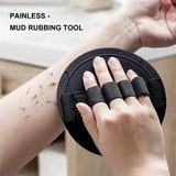 Rubber Round Rubbing Towel Gloves Brushes Exfoliating Dead Skin Deep Cleaning Body Scrub Brush Rubbing Back Bath Shower Tool