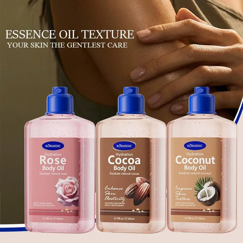 KORMESIC Coconut Moisturizing Body Oil Massage Essential in Body Skincare Care English Massage Oil Oil Body J0L1