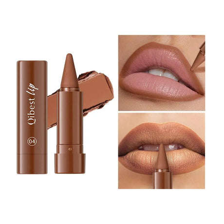 6Pcs Velvet Matte Lip Liner Pencil Set High Pigment Smooth Silky Texture Easy to Color & Define Lip Contours Daily Lip Makeup