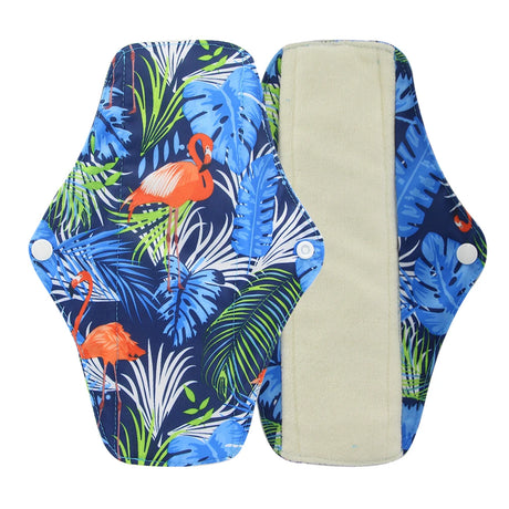 Washable Menstrual Pad Panty Liner Reusable Cloth Sanitary pad Hygienic and Soft Washable Charcoal Menstrual