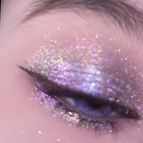 Coldnwild Monochrome Gradual Eye Shadow Chameleon Glitter Blue Purple High Concentration Optical Matching Eyemakeup
