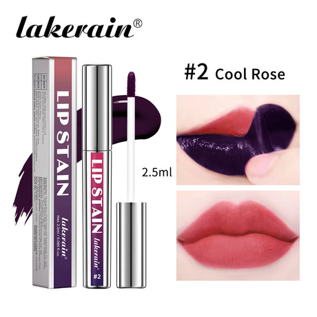 Peel Off Lip Stain 3 Colors Reveal Long Lasting Waterproof Pink Lip Tint Transfer Proof Non-stick Cup Lip Stain Women's Cosmetic