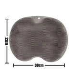 Exfoliating Brush for Feet Foot Wash Mat Brush Body Wash Scrubber in Shower Silicone Bath Massage Mat Back Brush Wall Mounted