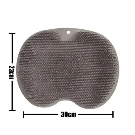Exfoliating Brush for Feet Foot Wash Mat Brush Body Wash Scrubber in Shower Silicone Bath Massage Mat Back Brush Wall Mounted