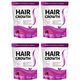 Hair Growth Gummies with Biotin and Vitamins C and E Support Hair Skin and Nails Health Mixed Berry Flavor 60 Gummies