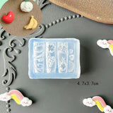 〔CC55〕3D Fruit Silicone Nail Mold Sweet Flower Petals Fairy Nails Templates DIY Nail Art Decor Manicure Template For Nail Charms