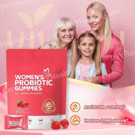 Probiotic for Women Probiotic Gummies Feminine Daily Wellness Balance Ph Gummies Cranberry Probiotics Health Yeast Ph Balance