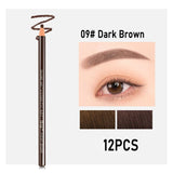Waterproof Eyebrows Pencil Microblading Peel Off Pull Roll Paper Eyebrow Pencil Set Permanent Makeup Dermatograph Pencil