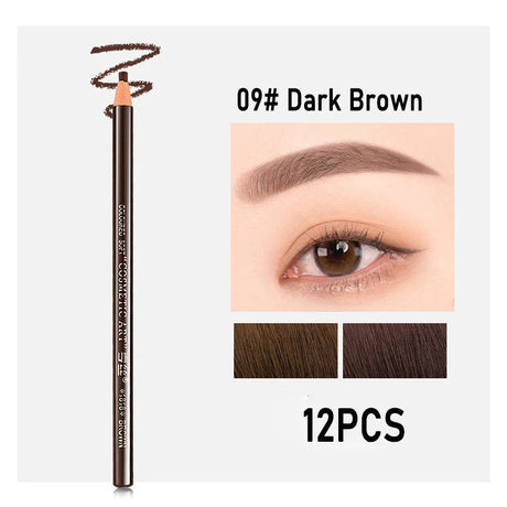 Waterproof Eyebrows Pencil Microblading Peel Off Pull Roll Paper Eyebrow Pencil Set Permanent Makeup Dermatograph Pencil