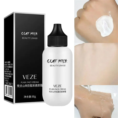 Matte Face Liquid Foundation Goat Milk Cream Natural Whitening