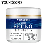 Collagen Retinol HyaluronicAcid Facial Cream Anti Aging Firming Lifting Fade Fine Lines Whitening Moisturizing Brightening Skin