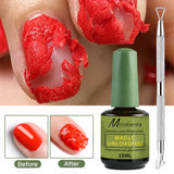 1/2pcs/Set Nail Magic Remover With Remover Tool Quickly & Easily Remove Gel Nail Polish And Poly Nail Gel Without Harming Nails