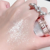 Sparkling Fairy Powder Highlighter -Shimmering Contour Blush for Brightening and Defining Your Features Create a Sparkling Look