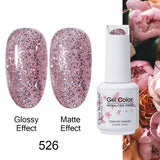 Clou Beaute Gel Nail Polish Neon Brown Royal Blue Red Green Pastal Nude Nail Art Varnishes Gel Lacquer Top Coat UV Gel Nail