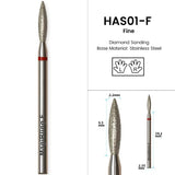 Diamond Ceramic Nail Drill Bits Milling Cutter For Manicure Left Right Rotary Cuticle Files Buffer DIY Nails Accessories Tools
