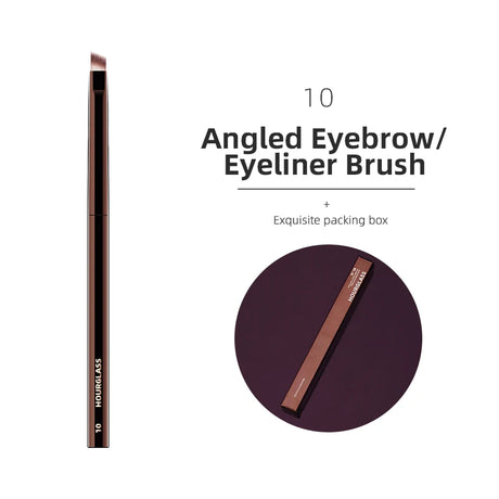 Hourglass Makeup Brush All Kinds Eyeshadow Foundation Concealer Powder Bronzer Blusher Eyeliner Retractable Professional Brushes