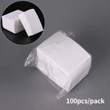 Foil Nail Wraps - 100/200/600PCS Gel Nail Polish Remover Foil Wraps Soak Off Gel Remover with Cotton Pad Removing Nail Polish