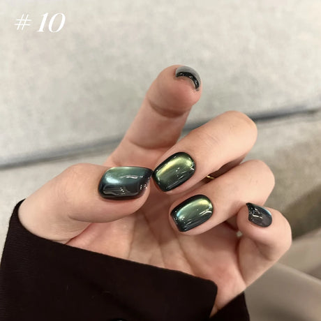 12ml 1-21pcs Brown Gold Cat Eye Gel Nail Polish Hot Selling Winter Whitening Magnet Gel Polish Gold Nails Nail Supplies Nail Art