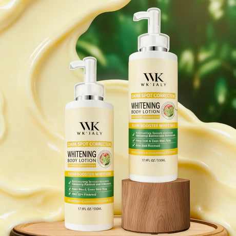 WK JALY Glow Booster Whitening Body Lotion, With Glutathione, Remove Dark Spots, Melanin, Even Skin Tone Cream for All Skin Type