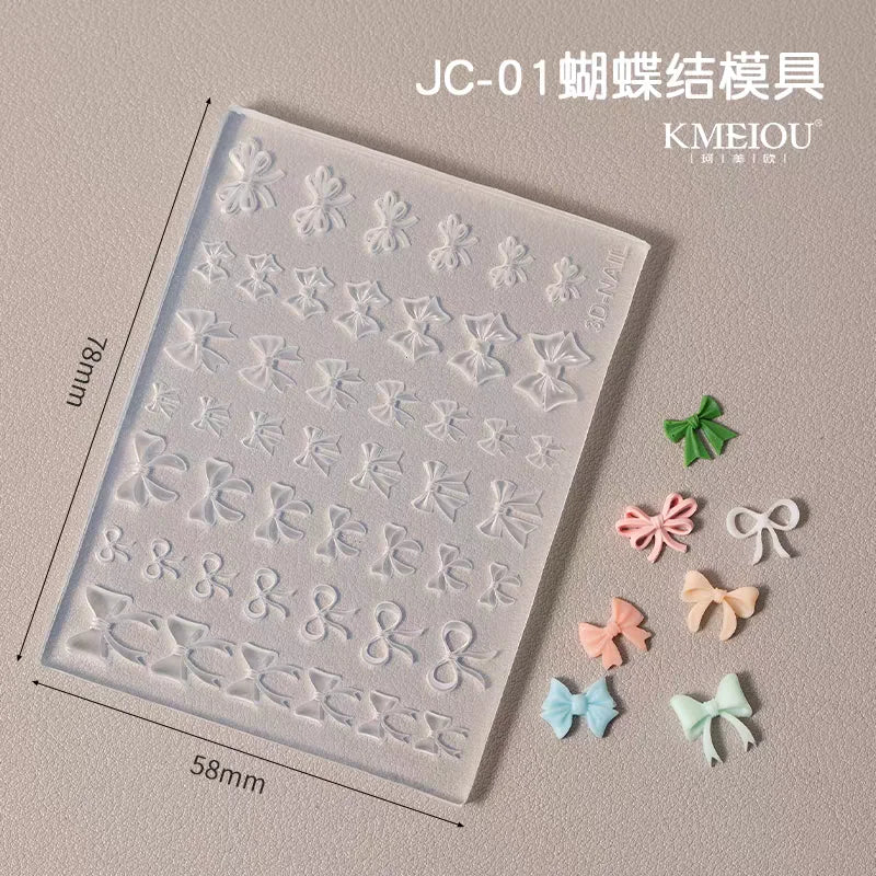 1pc Butterfly Sweater Snowflake 3D Acrylic Mold  Photo Frame  Silicone  Nail Art   Nails DIY  Nail Art Templates Nails  Mold