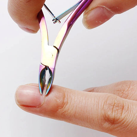 1/3/5/6Pcs Nail Professional Stainless Steel Nail Cutter Scissor Nippers Cuticle Pusher Remover Nail Care Manicure Tools Kits