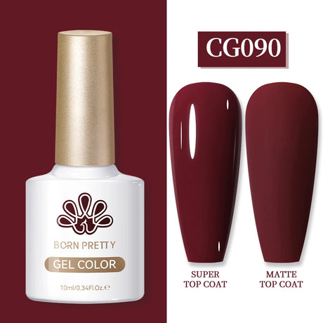 BORN PRETTY 10ML Nail Gel Polish Soak Off UV LED Semi Permanent Nail Salon Home Design French Nails Manicure Gel Nails
