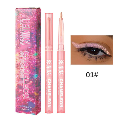 Shiny Chameleon Metallic Blue Eyeliner Gel Pen Eyeshadow