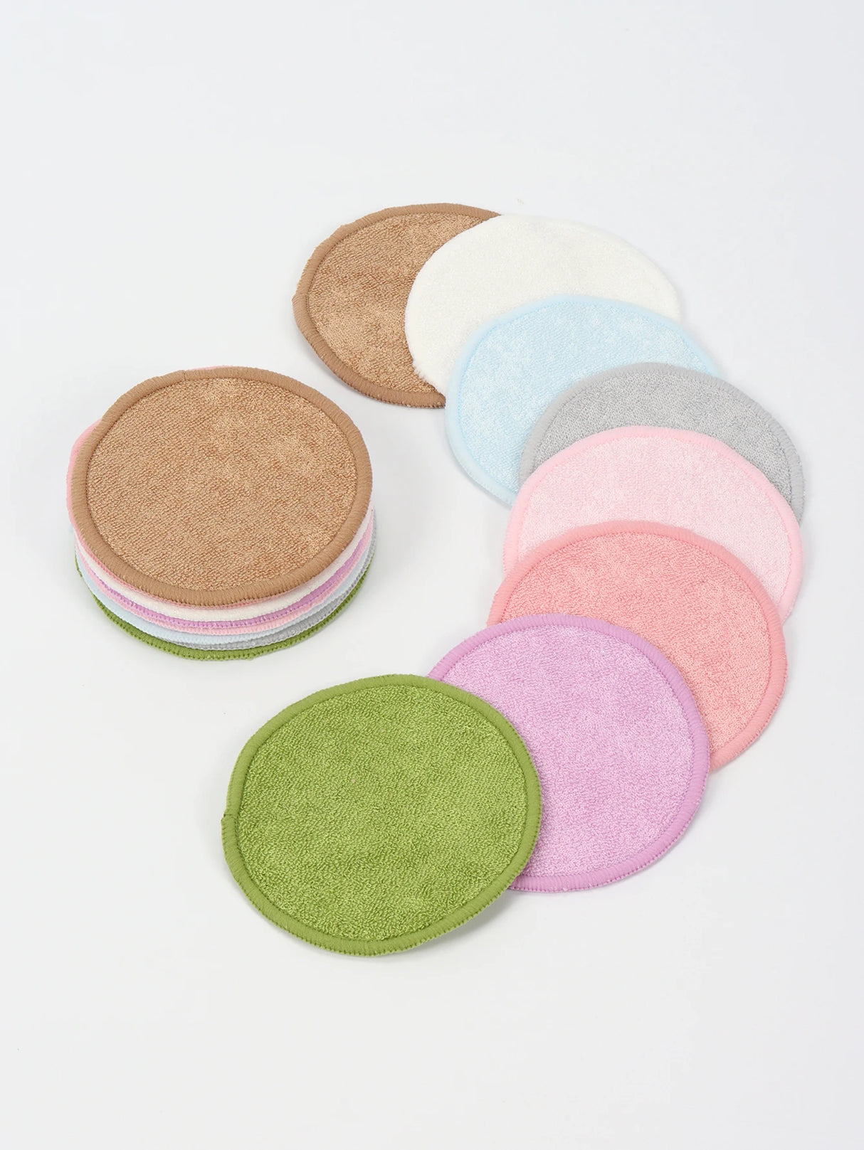 5/10/20 Pack Reusable Makeup Remover Pads Washable Face Cleansing Puff Cloth Clean Sponge Liquid Cream Tools Cosmetic Remover