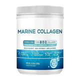 Marine Collagen Peptides Powder Type I & III with Hyaluronic Acid Vitamin C Unflavored Beauty Supplement Skin Hair Nails 12.35oz