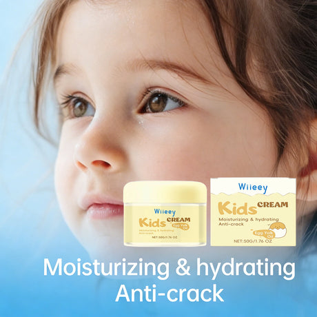 Anti-Cracked Facial Cream for Kids Deep Moisturize Nourish Strengthen Skin Barrier Soothing Dryness No Irritating Baby Bum Cream