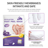 Lavender & VC Foot Peeling Mask Exfoliating Heels Calluses Remove Foot Patches Dead Skin Remover Pedicure Socks Foot Care 1Pair