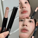 1Pc Matte Red Brown Lipstick Waterproof Matte Shimmer Lipstick Nude Lip Gloss Natural Rouge Balm Long-lasting Makeup Stick